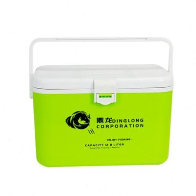A 12L MINI-FISH BOX CAN BE USED IN A COLD-FISHER'S COOLER